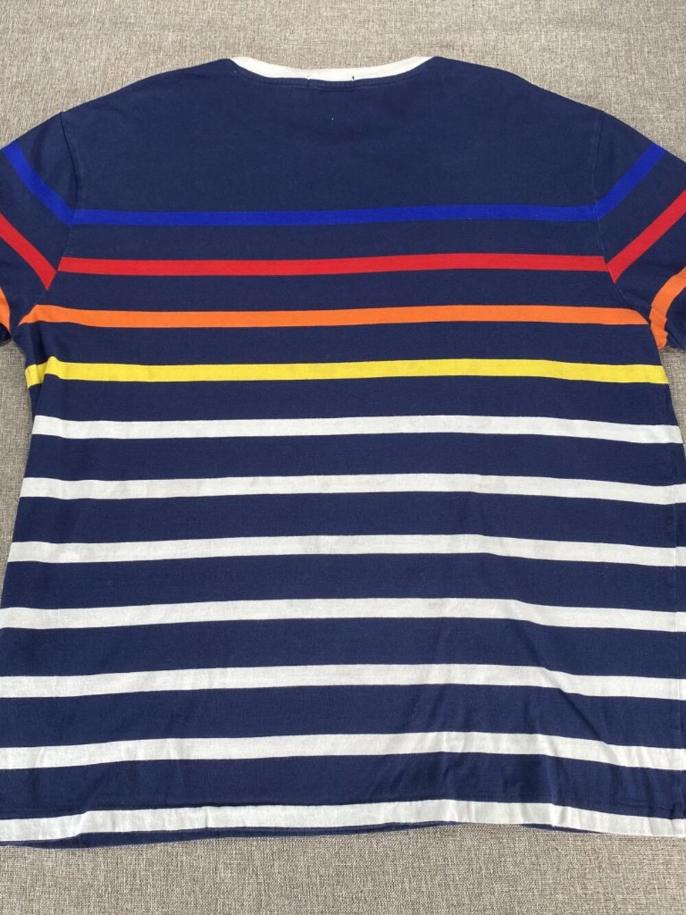 Polo Ralph Lauren Classic Fit Striped Jersey T-Shirt Men Large Multicolor Stripe - Picture 8 of 10